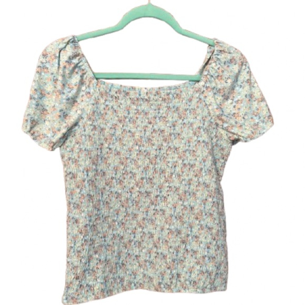 Floral Smocked Top